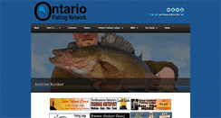 Desktop Screenshot of ontariofishingnetwork.com